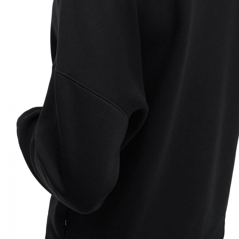 Black On Zipped Women's Hoodie | USA_ON8044
