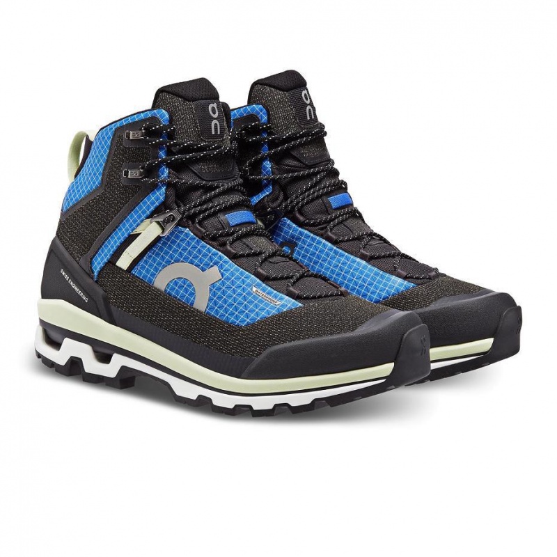 Black / Blue On Cloudalpine Waterproof Men's Hiking Boots | USA_ON8207