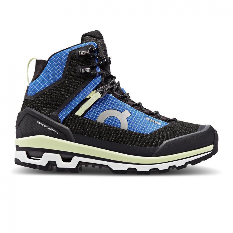 Black / Blue On Cloudalpine Waterproof Men\'s Hiking Boots | USA_ON8207