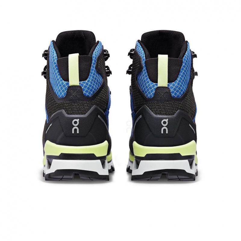 Black / Blue On Cloudalpine Waterproof Women's Hiking Boots | USA_ON8527