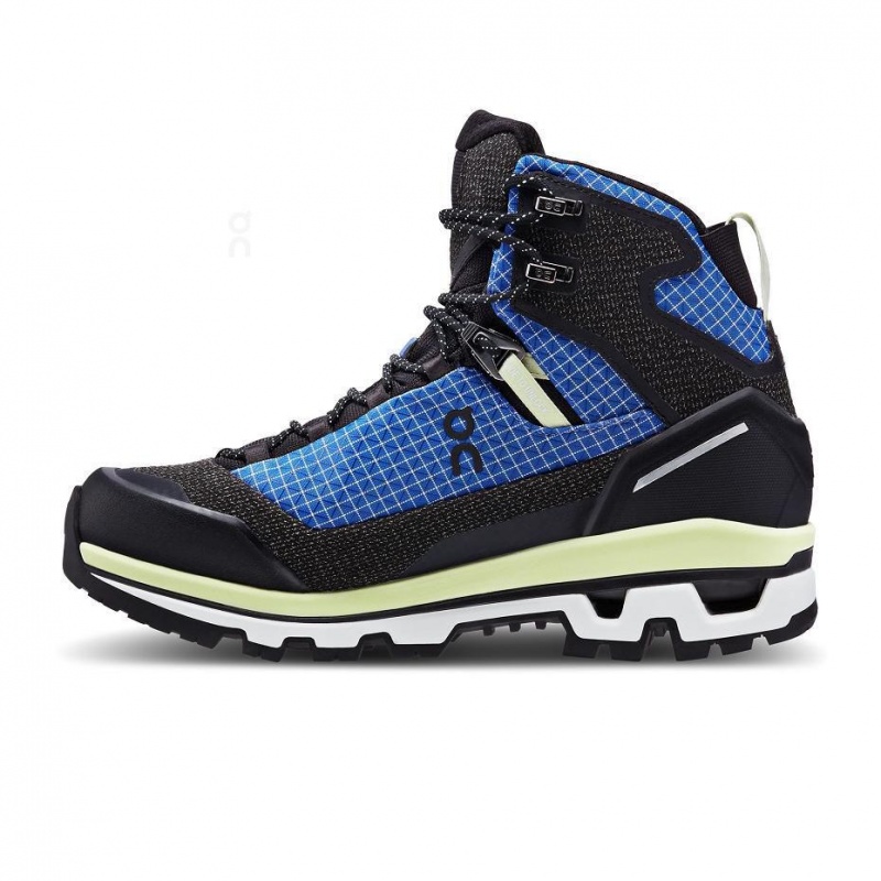 Black / Blue On Cloudalpine Waterproof Women's Hiking Boots | USA_ON8527