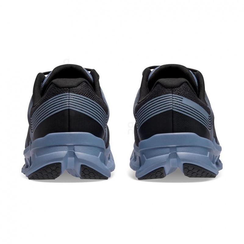 Black / Blue On Cloudgo Wide Men's Road Running Shoes | USA_ON9127