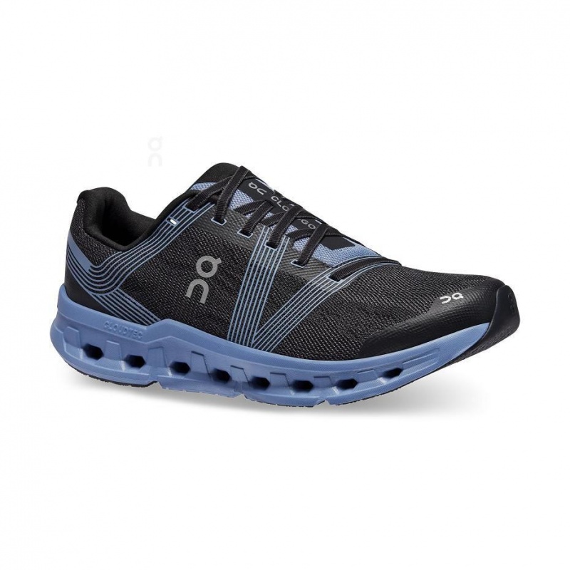 Black / Blue On Cloudgo Wide Men's Road Running Shoes | USA_ON9127