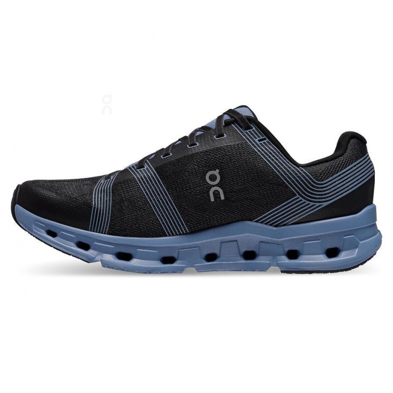 Black / Blue On Cloudgo Wide Men's Road Running Shoes | USA_ON9127