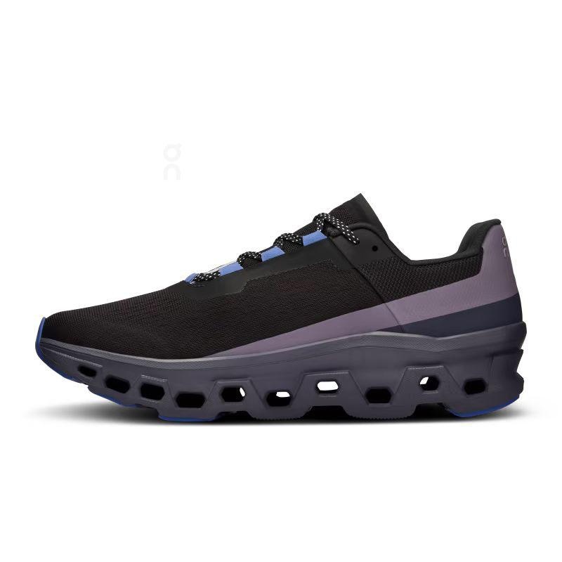 Black / Blue On Cloudmonster Men's Road Running Shoes | USA_ON8043