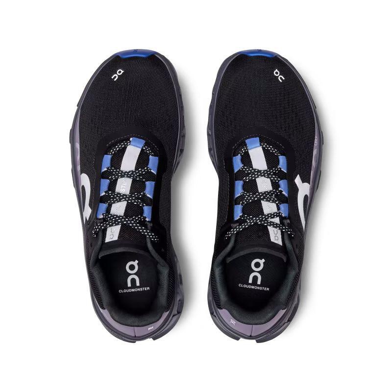 Black / Blue On Cloudmonster Women's Road Running Shoes | USA_ON8968