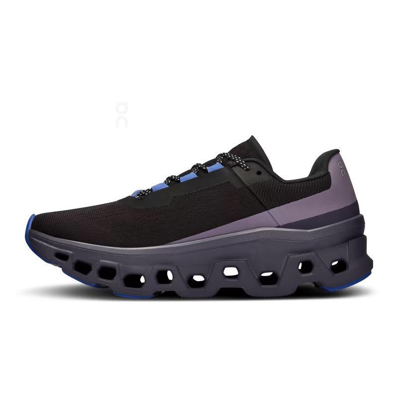 Black / Blue On Cloudmonster Women's Road Running Shoes | USA_ON8968