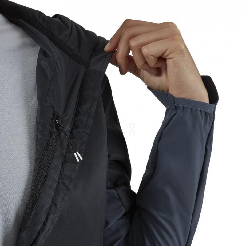 Black / Blue On Insulator Women's Jackets | USA_ON8613