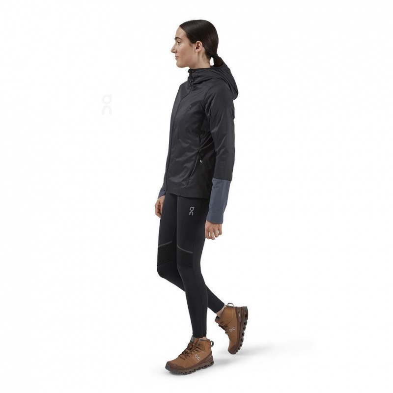 Black / Blue On Insulator Women's Jackets | USA_ON8613