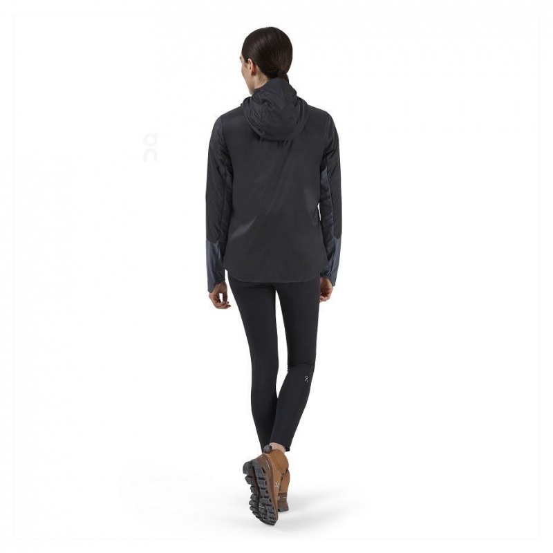 Black / Blue On Insulator Women's Jackets | USA_ON8613
