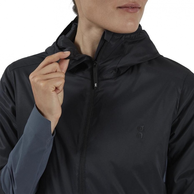 Black / Blue On Insulator Women's Jackets | USA_ON8613