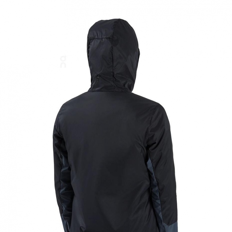 Black / Blue On Insulator Women's Jackets | USA_ON8613