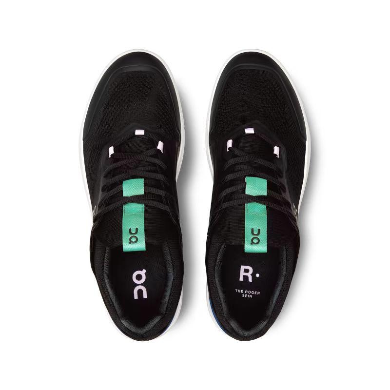 Black / Blue On THE ROGER Spin Men's Sneakers | USA_ON8349