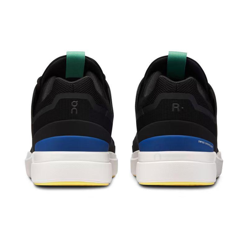 Black / Blue On THE ROGER Spin Men's Sneakers | USA_ON8349