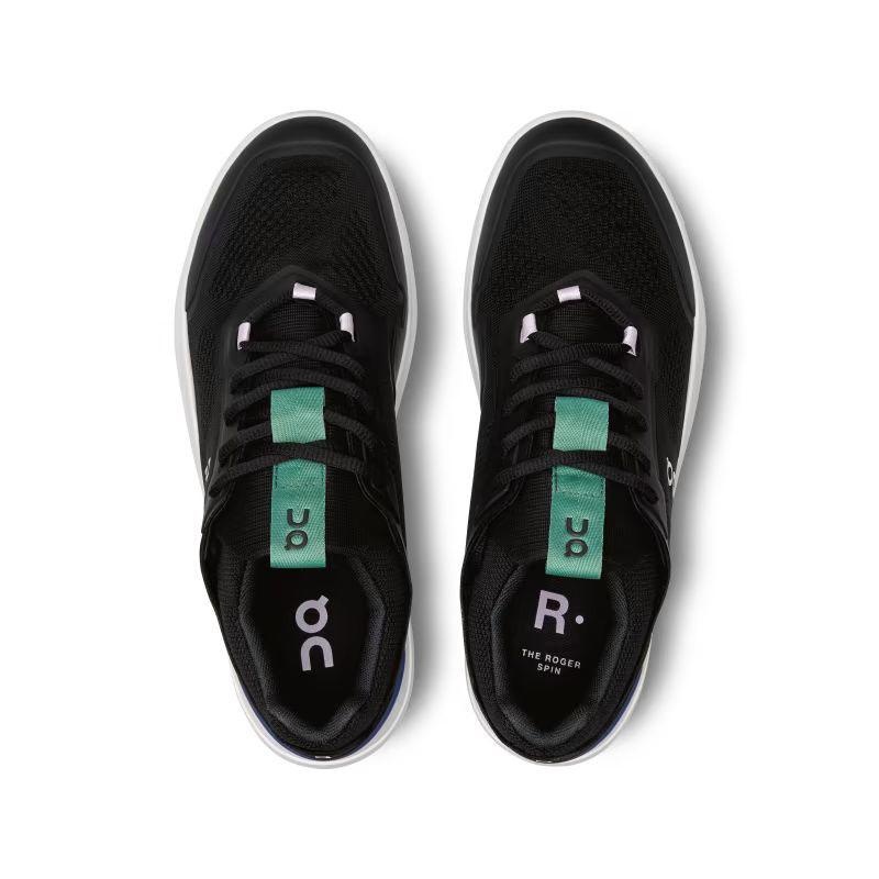 Black / Blue On THE ROGER Spin Women's Sneakers | USA_ON8683