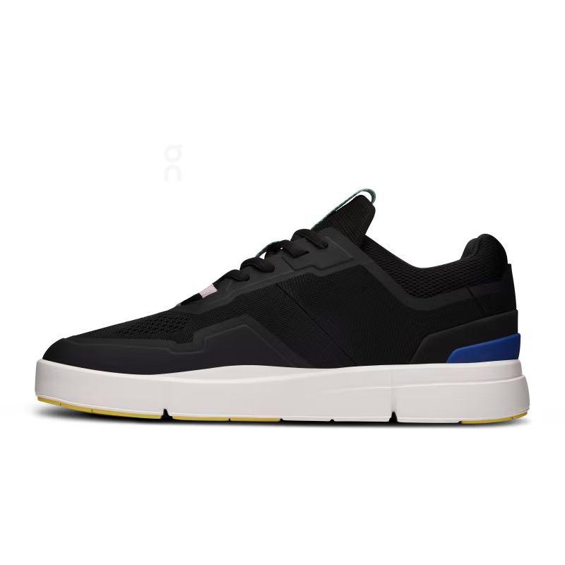 Black / Blue On THE ROGER Spin Women's Sneakers | USA_ON8683