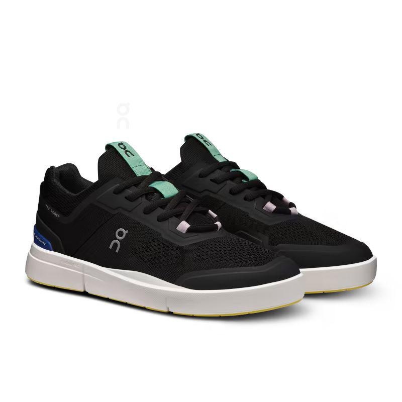 Black / Blue On THE ROGER Spin Women's Sneakers | USA_ON8683