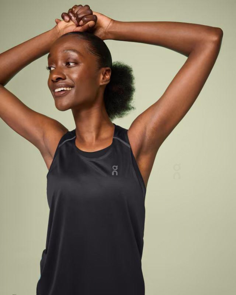 Black / Blue On Tank-T Women's Tank | USA_ON8973