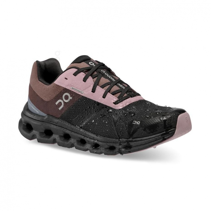 Black / Brown On Cloudrunner Waterproof Women's Road Running Shoes | USA_ON8778