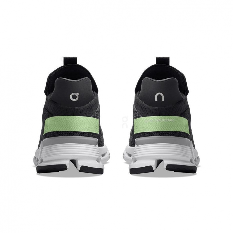 Black / Green On Cloudnova Men's Sneakers | USA_ON9043