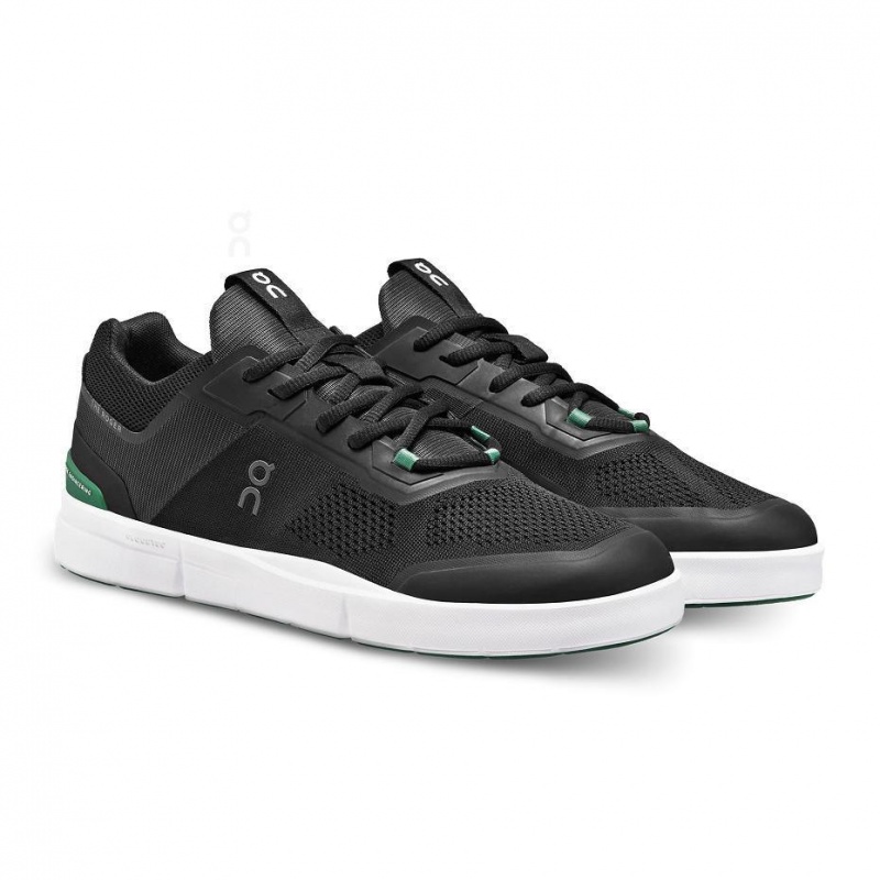 Black / Green On THE ROGER Spin Men's Sneakers | USA_ON8432