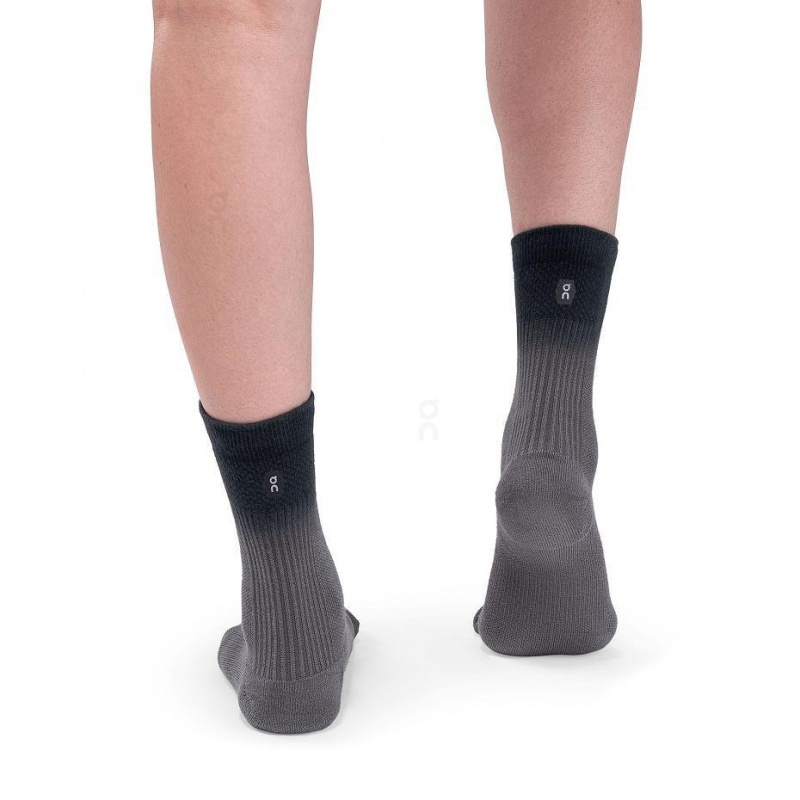 Black / Grey On All-Day Men's Socks | USA_ON8307