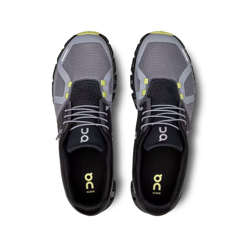 Black / Grey On Cloud 5 Men's Sneakers | USA_ON8956