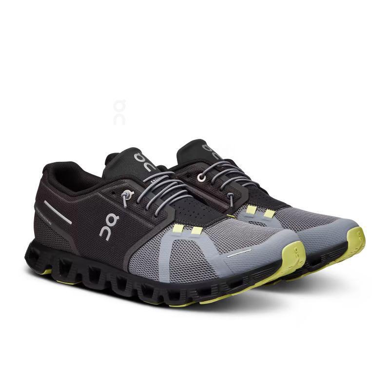 Black / Grey On Cloud 5 Men's Sneakers | USA_ON8956