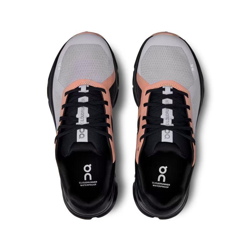 Black / Grey On Cloudrunner Waterproof Women's Road Running Shoes | USA_ON9140