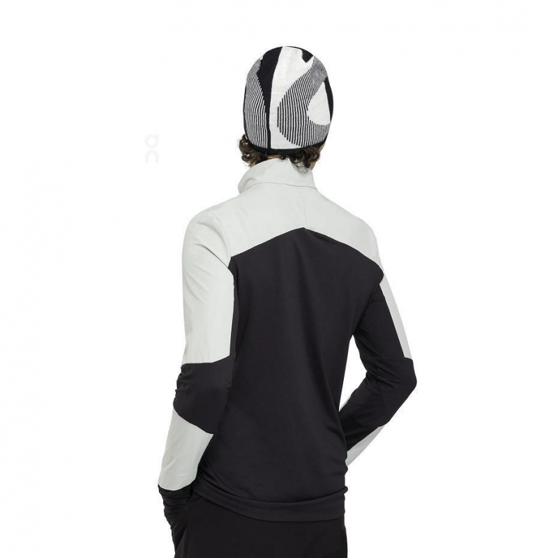 Black / Grey On Explorer Merino Women's Beanie | USA_ON8630