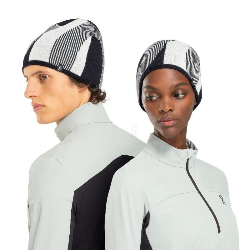 Black / Grey On Explorer Merino Women\'s Beanie | USA_ON8630
