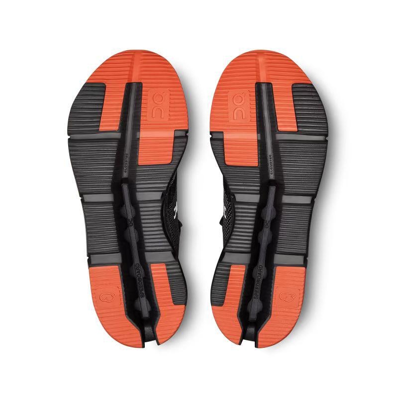 Black / Orange On Cloudnova Men's Sneakers | USA_ON8643