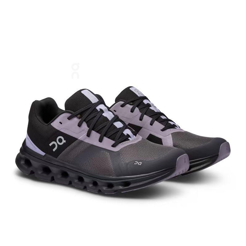 Black / Purple On Cloudrunner Men's Road Running Shoes | USA_ON8338