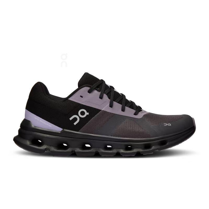 Black / Purple On Cloudrunner Men\'s Road Running Shoes | USA_ON8338