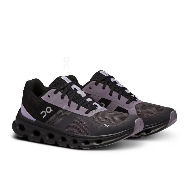 Black / Purple On Cloudrunner Women's Road Running Shoes | USA_ON9083