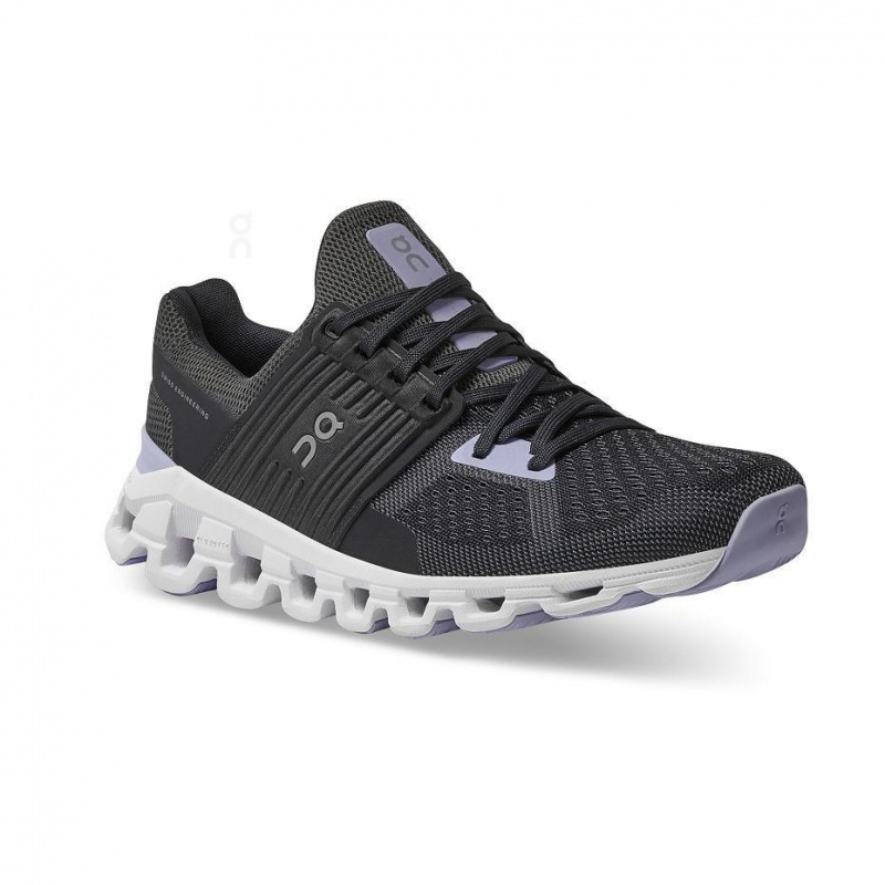Black / Purple On Cloudswift Women's Road Running Shoes | USA_ON9056