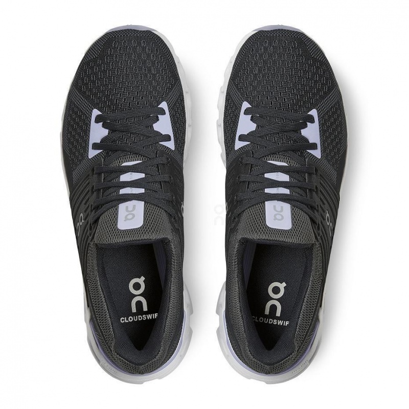 Black / Purple On Cloudswift Women's Road Running Shoes | USA_ON9056