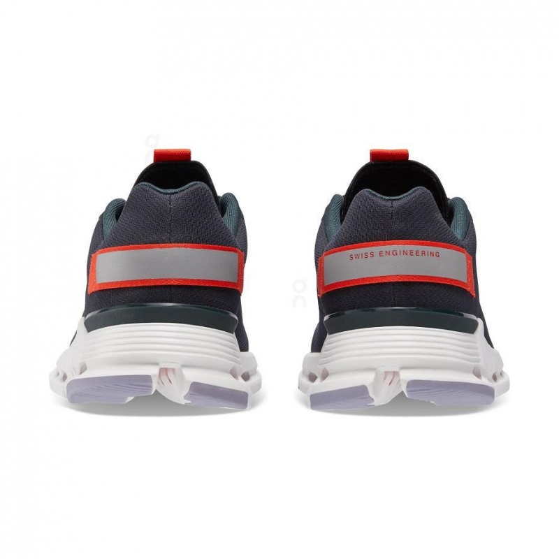 Black / Red On Cloudnova Form Men's Sneakers | USA_ON8655