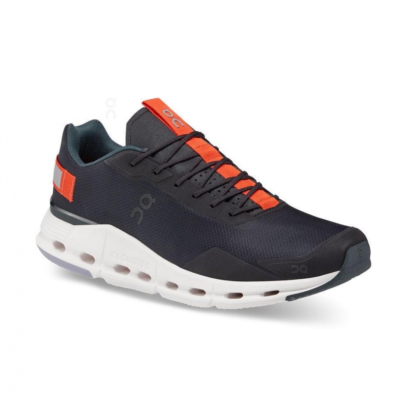 Black / Red On Cloudnova Form Men's Sneakers | USA_ON8655