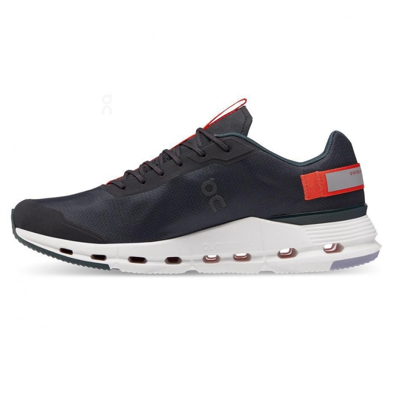 Black / Red On Cloudnova Form Men's Sneakers | USA_ON8655
