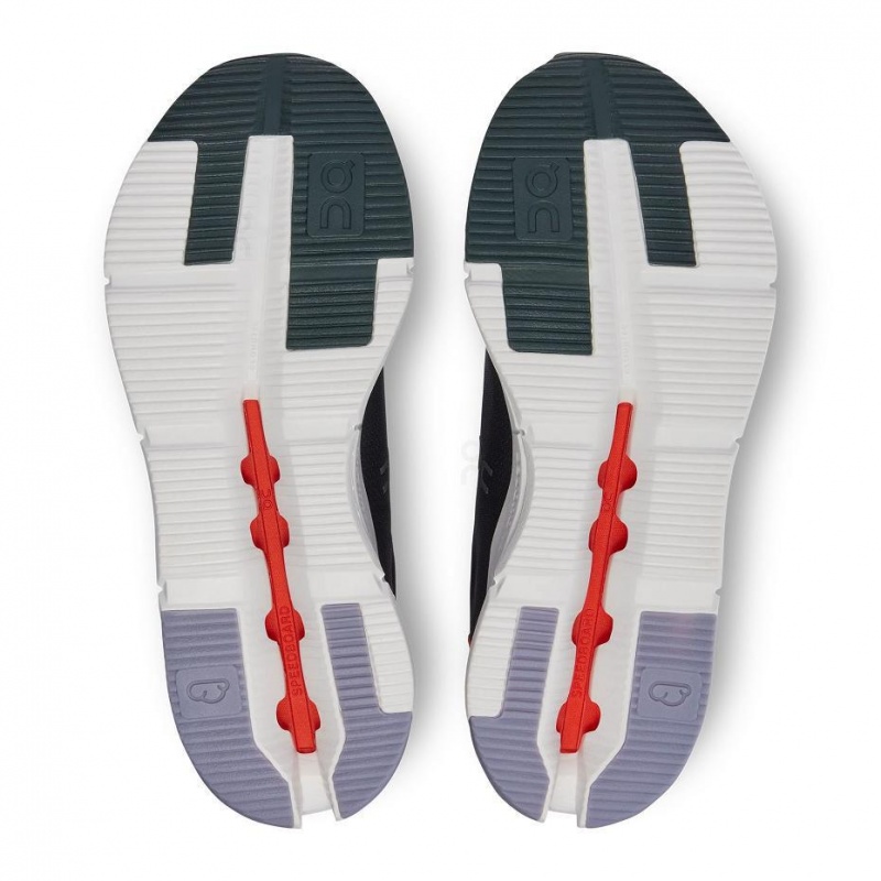 Black / Red On Cloudnova Form Men's Sneakers | USA_ON8655