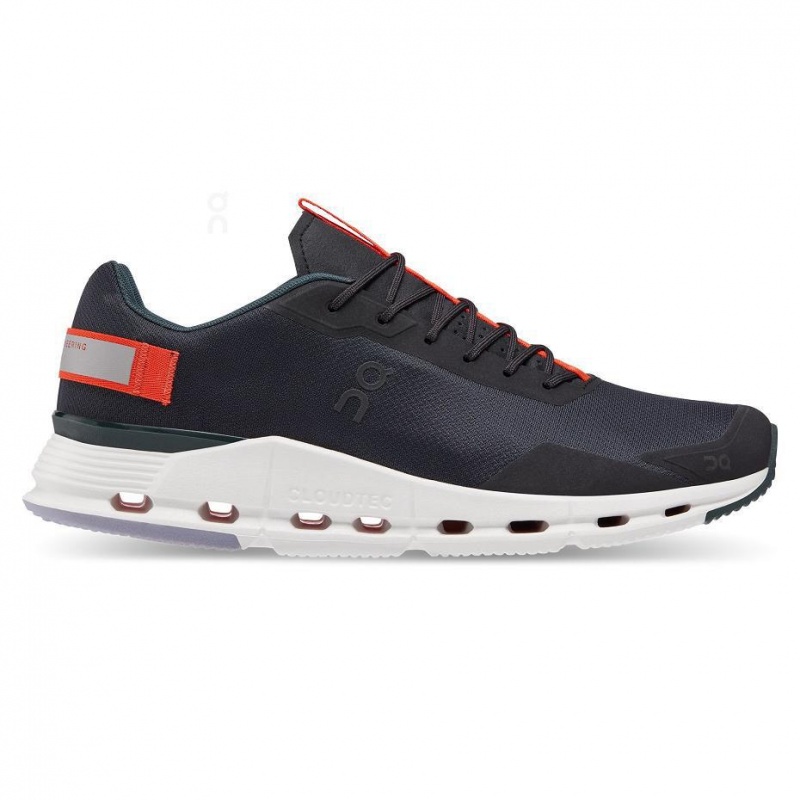 Black / Red On Cloudnova Form Men\'s Sneakers | USA_ON8655