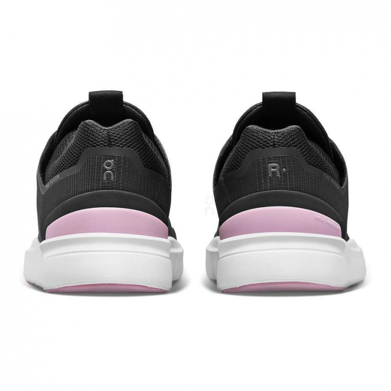 Black / Rose On THE ROGER Spin Women's Sneakers | USA_ON8074
