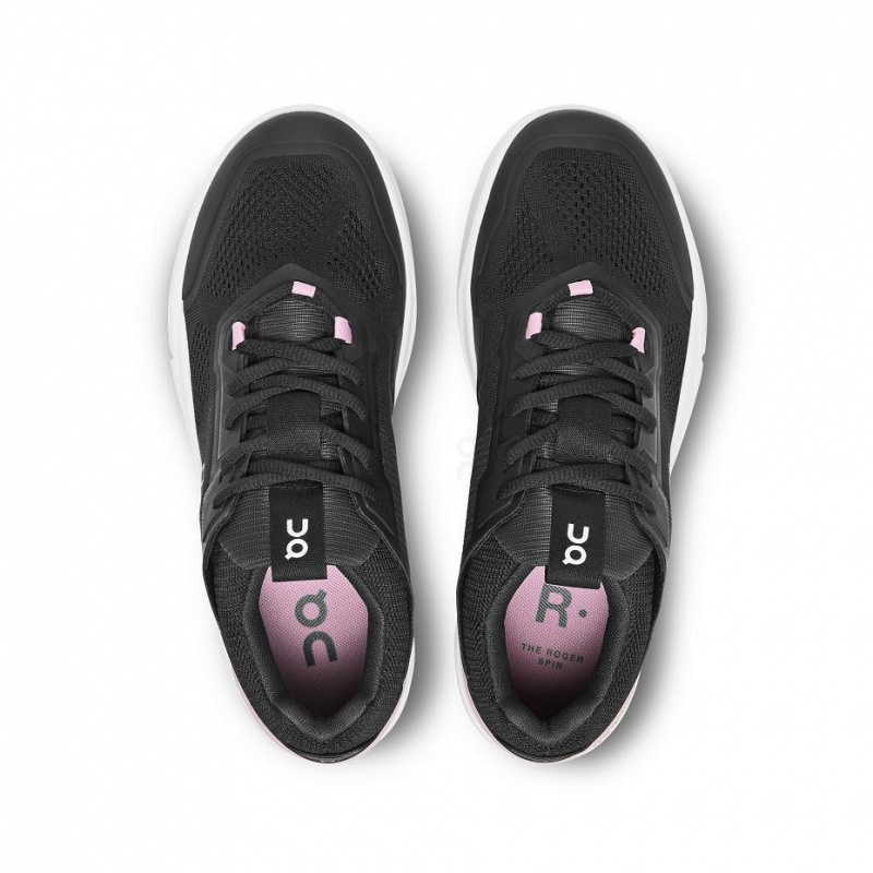 Black / Rose On THE ROGER Spin Women's Sneakers | USA_ON8074