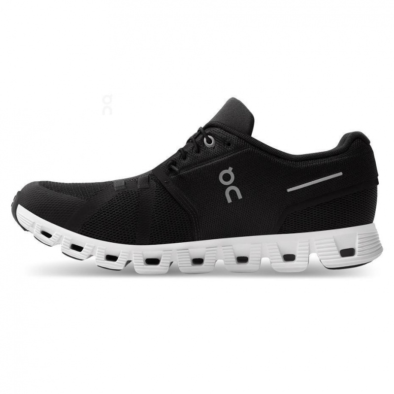 Black / White On Cloud 5 Men's Sneakers | USA_ON8437