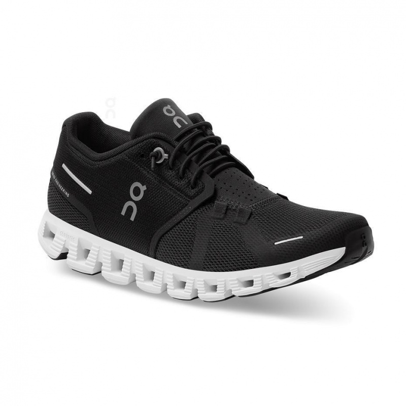 Black / White On Cloud 5 Women's Sneakers | USA_ON8841