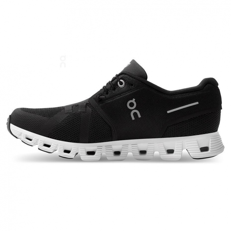 Black / White On Cloud 5 Women's Sneakers | USA_ON8841