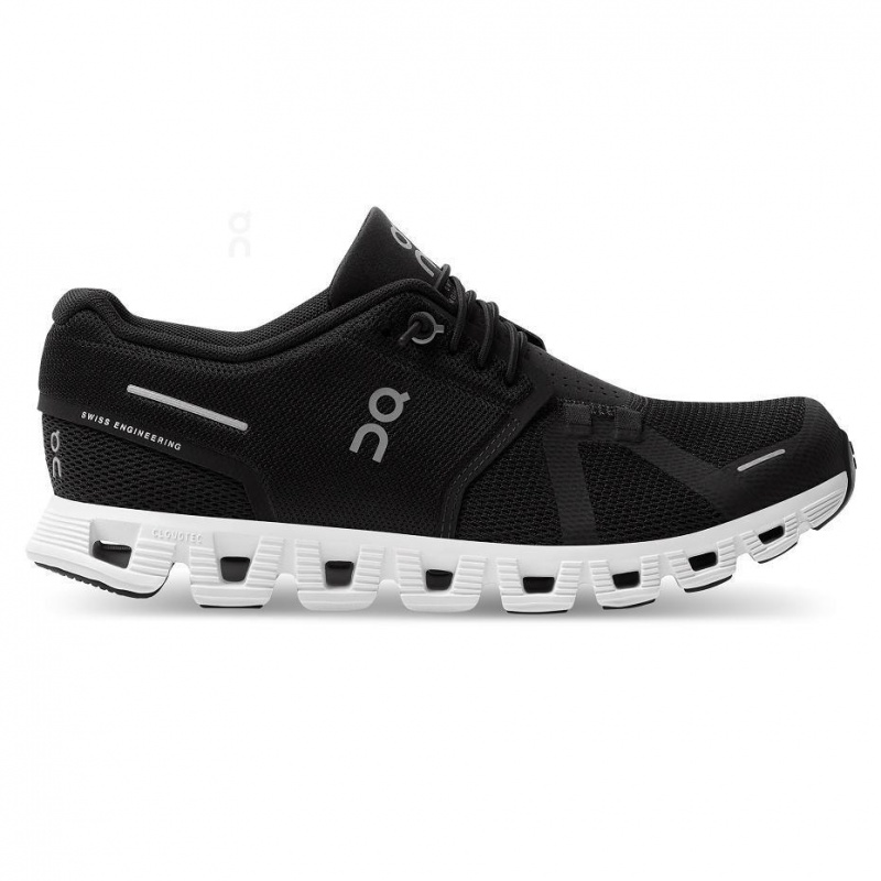 Black / White On Cloud 5 Women\'s Sneakers | USA_ON8841