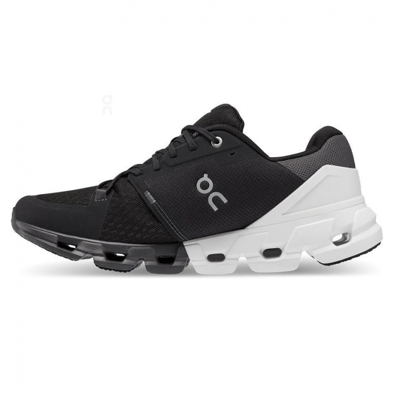 Black / White On Cloudflyer 4 Wide Men's Road Running Shoes | USA_ON8526