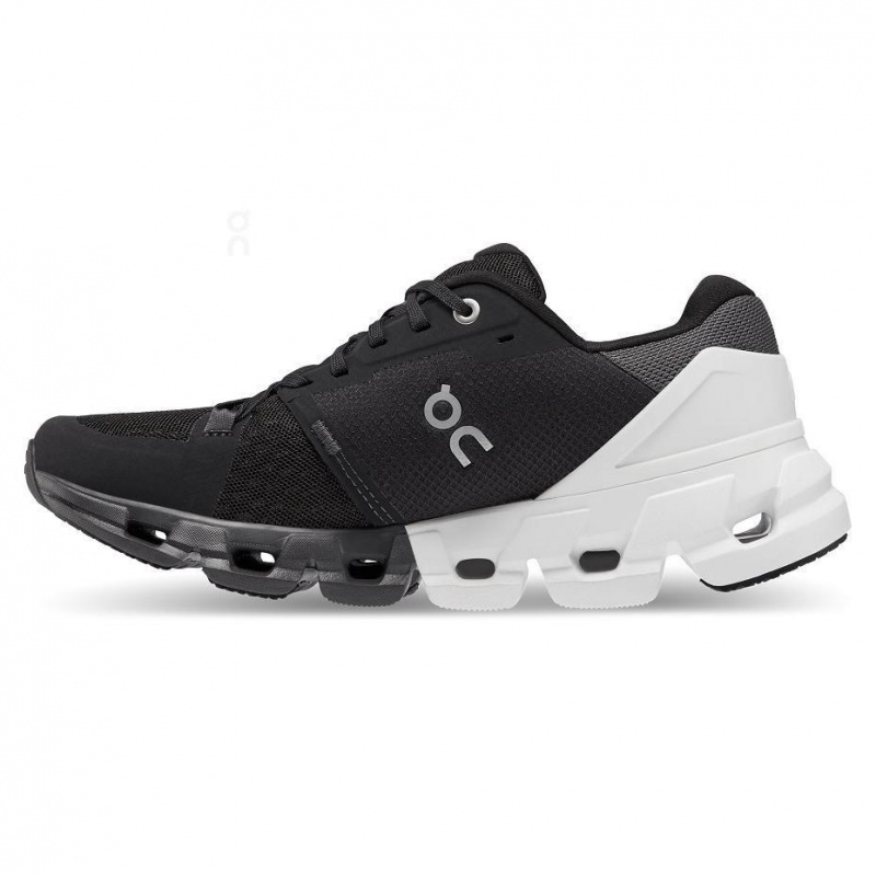 Black / White On Cloudflyer 4 Women's Road Running Shoes | USA_ON9147
